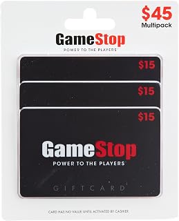 GameStop Physical Gift Cards (Multipack of 3 x $15) - $45