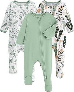 Yoofoss Baby Pajamas 100% Organic Cotton Newborn Sleepers Boy Girl Clothes
