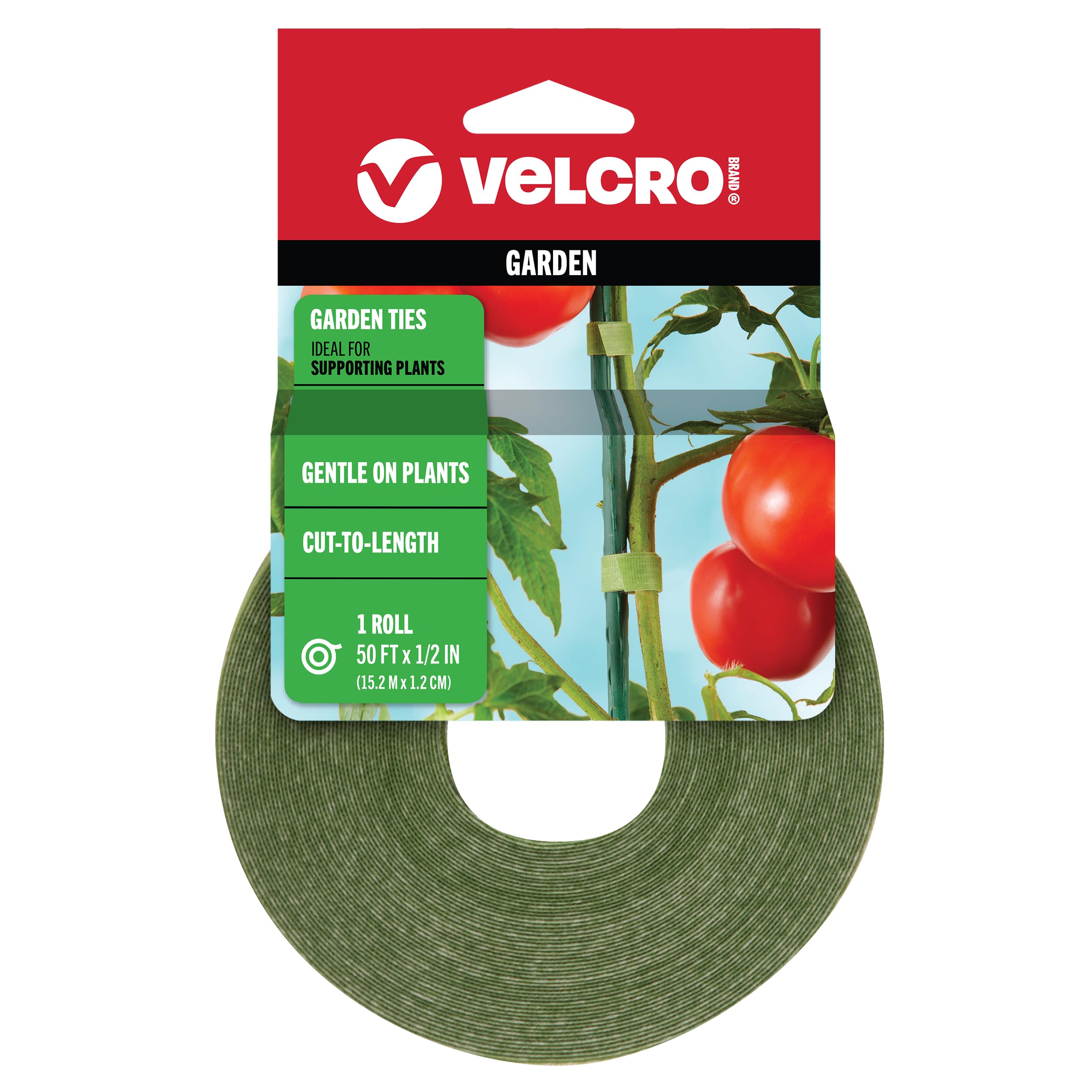 Velcro Brand VEL-30071-USA ONE-WRAP Garden Ties | Plant Supports for Effective G