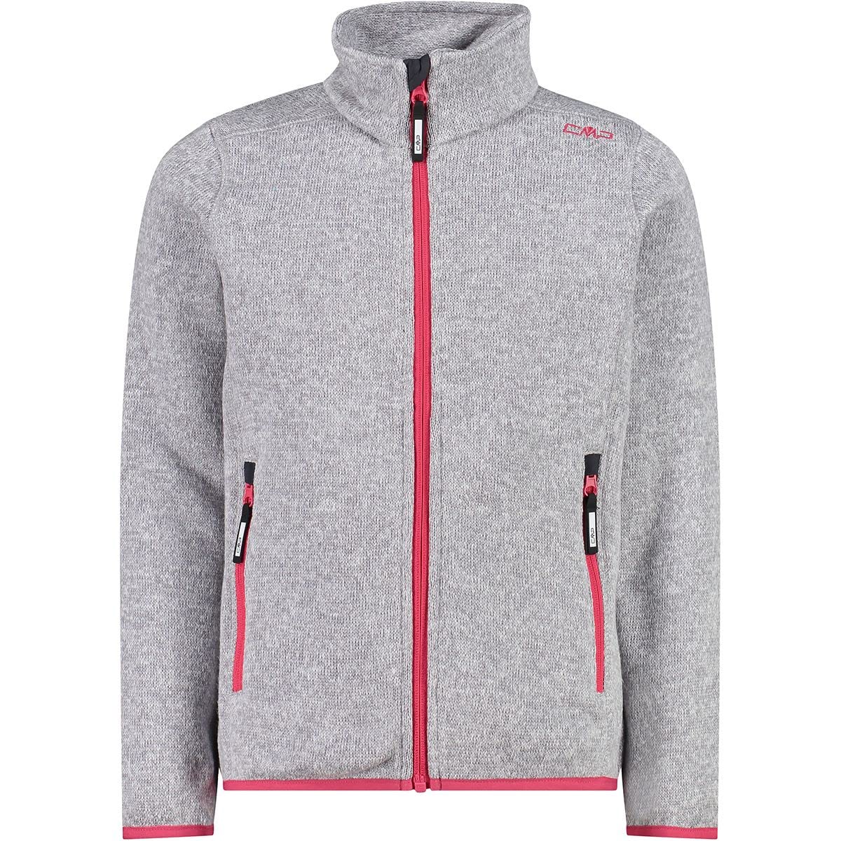 CMP Knit Tech Mélange Fleece Jacket Knit Tech Mélange Fleece Jacket, Woman, Asph
