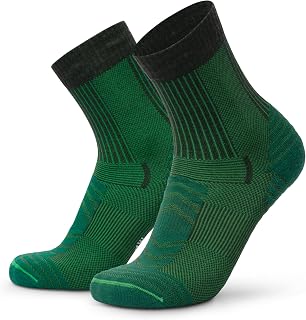DANISH ENDURANCE Hiking Socks, Lightweight, Mountain Climbing Socks, Merino Wool, Blister Prevention, Cushioning, Antibacterial, Odor Resistant, Unisex