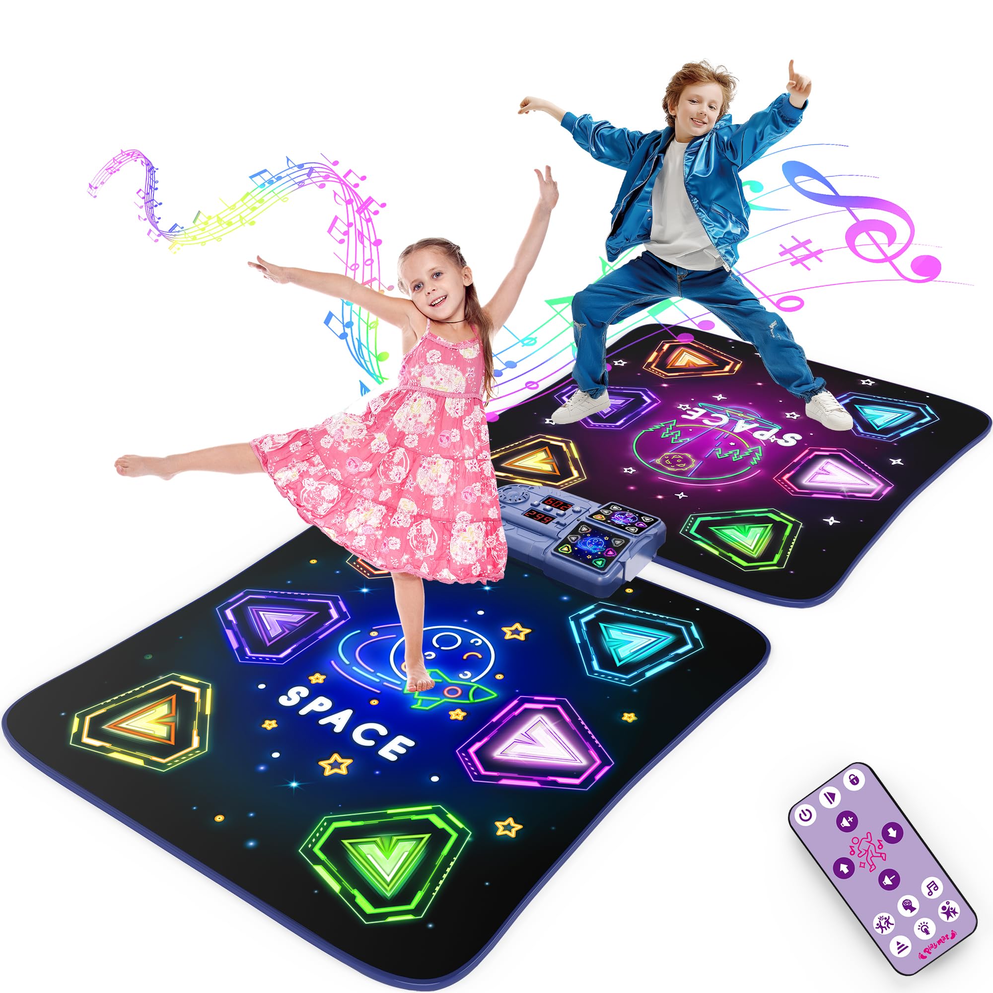 Kids Dance Mat,Toys for Kids Age 3-12,Birthday Gifts for 3+ Year Girls Boys | Li