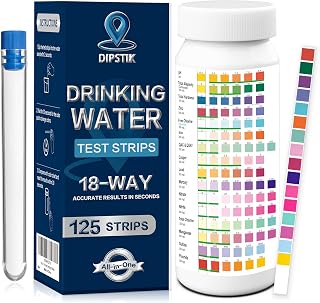 All-New 18 in1 Drinking Water Test Kit-125 Water Quality Test Strips