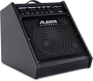 Alesis Nitro Amp Pro 80W Electric Drum Amp | 8" Woofer, Floor Wedge Monitor, Bluetooth, EQ, for Electric Drum Kits