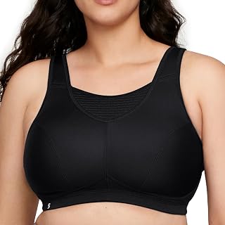 Glamorise Women's Elite Performance No Bounce Camisole Wirefree Sports Bra #1067, Old White
