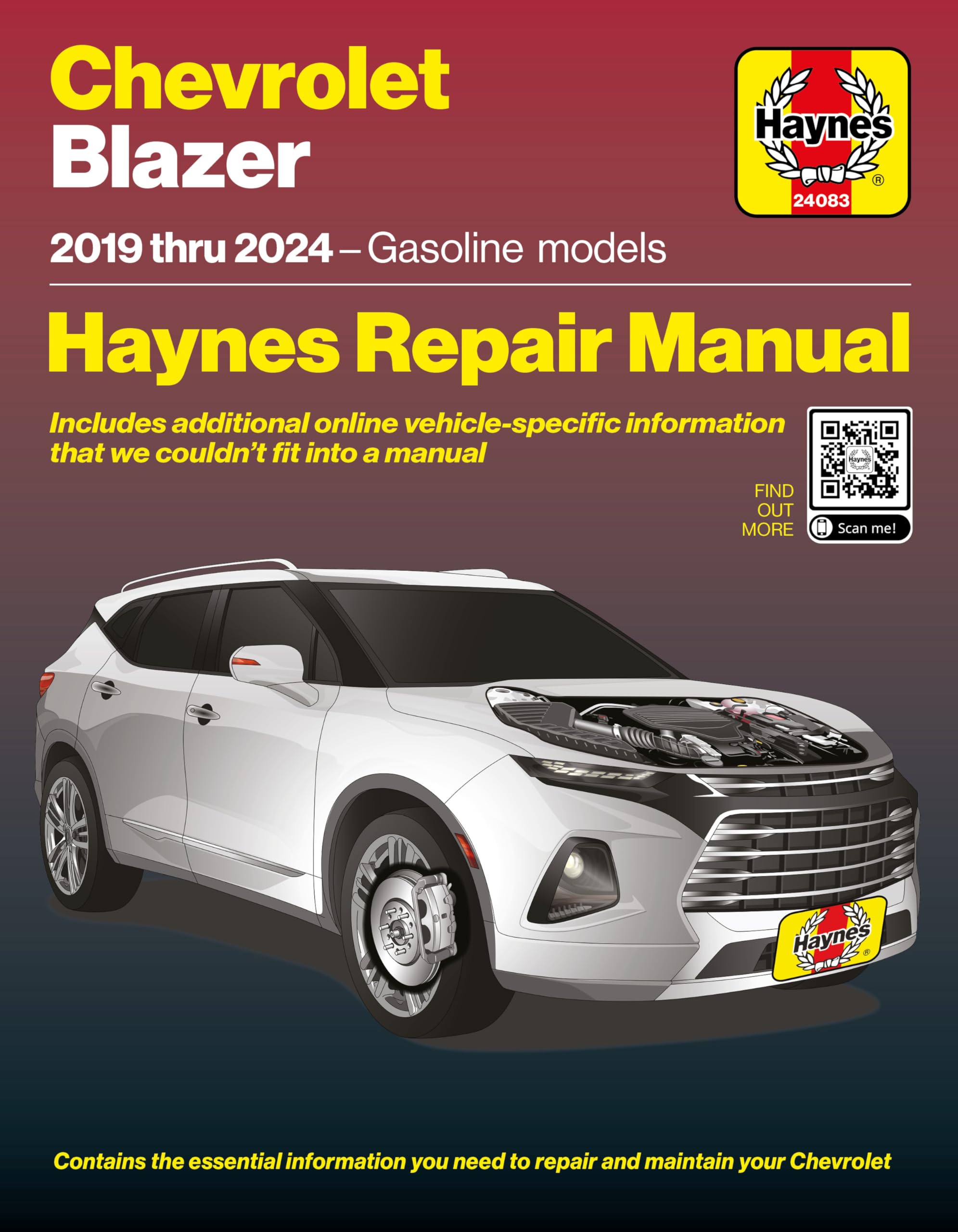 Compatible for Chevrolet Blazer (2019–2024) Haynes Repair Manual: Covers 2.0L Tu