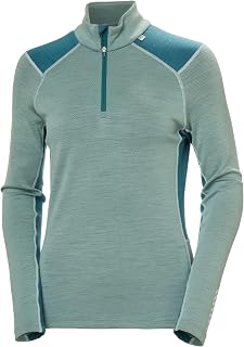 Helly Hansen Women's LIFA Merino Midweight Thermal Zip Neck T-Shirt