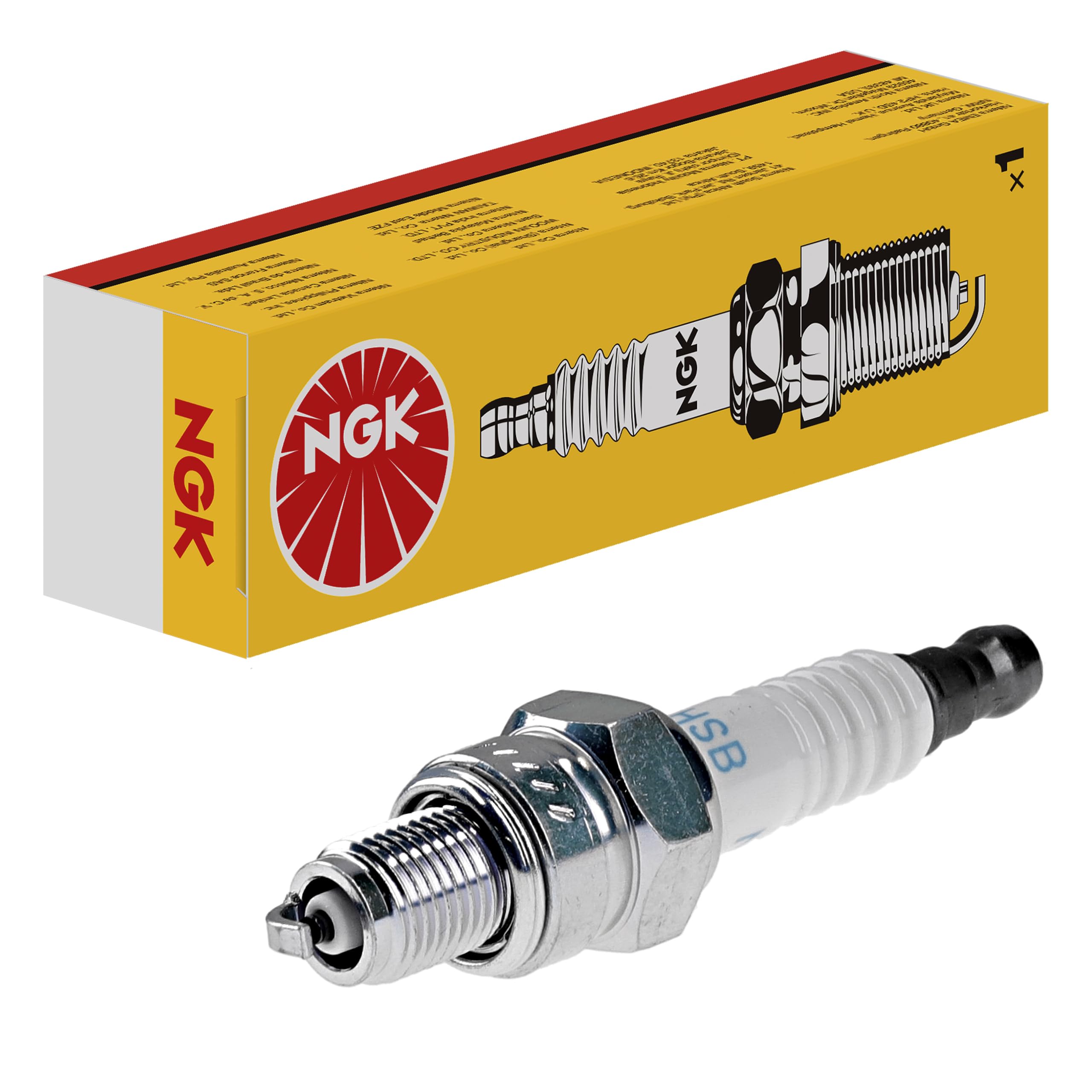 NGK (6500) CR6HSB Standard Spark Plug, Pack of 1 | Replaces 94702-00372 94709-00