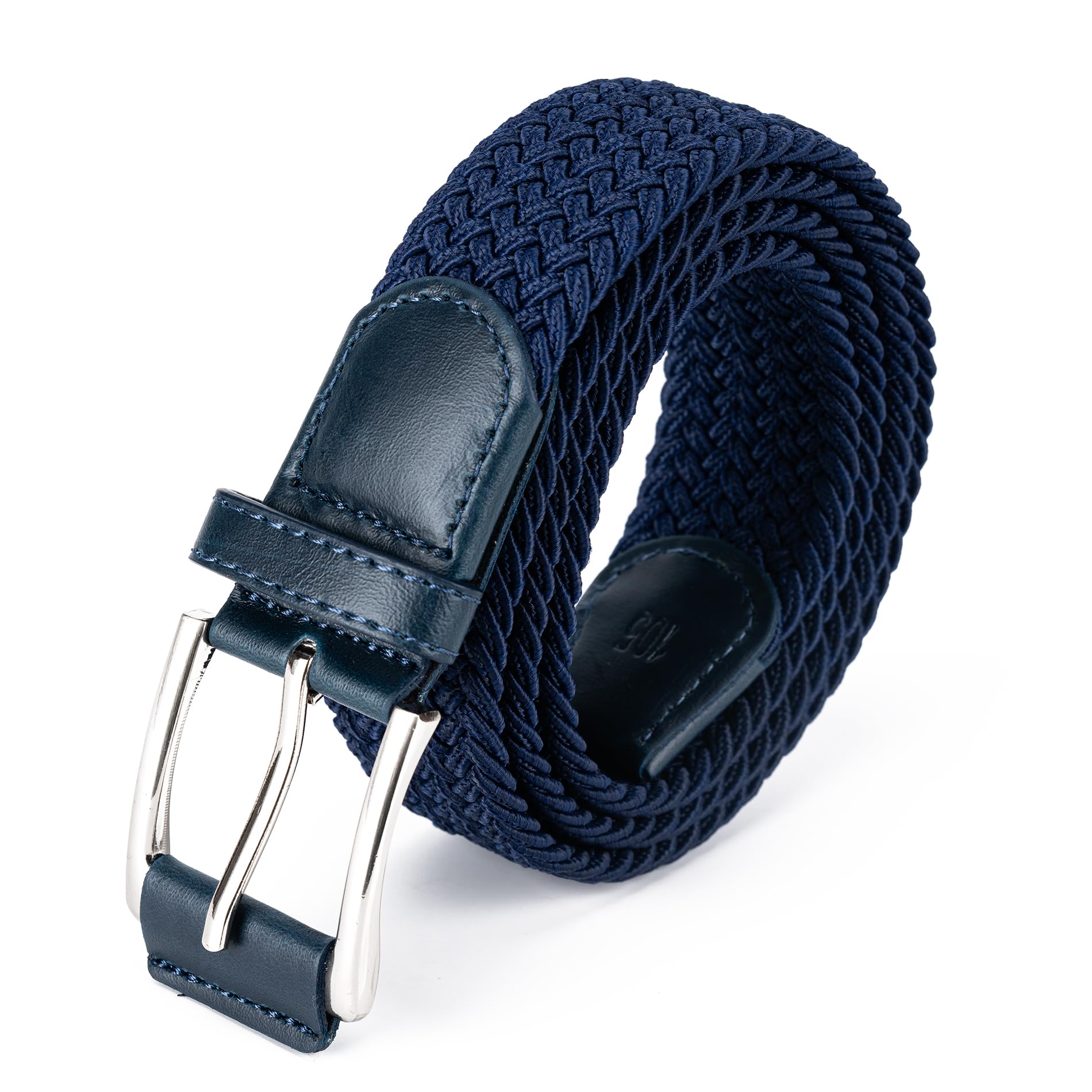 Aegero Stretch Belt for Men - Woven Belt for Golf & Casual Wear 1 3/8"