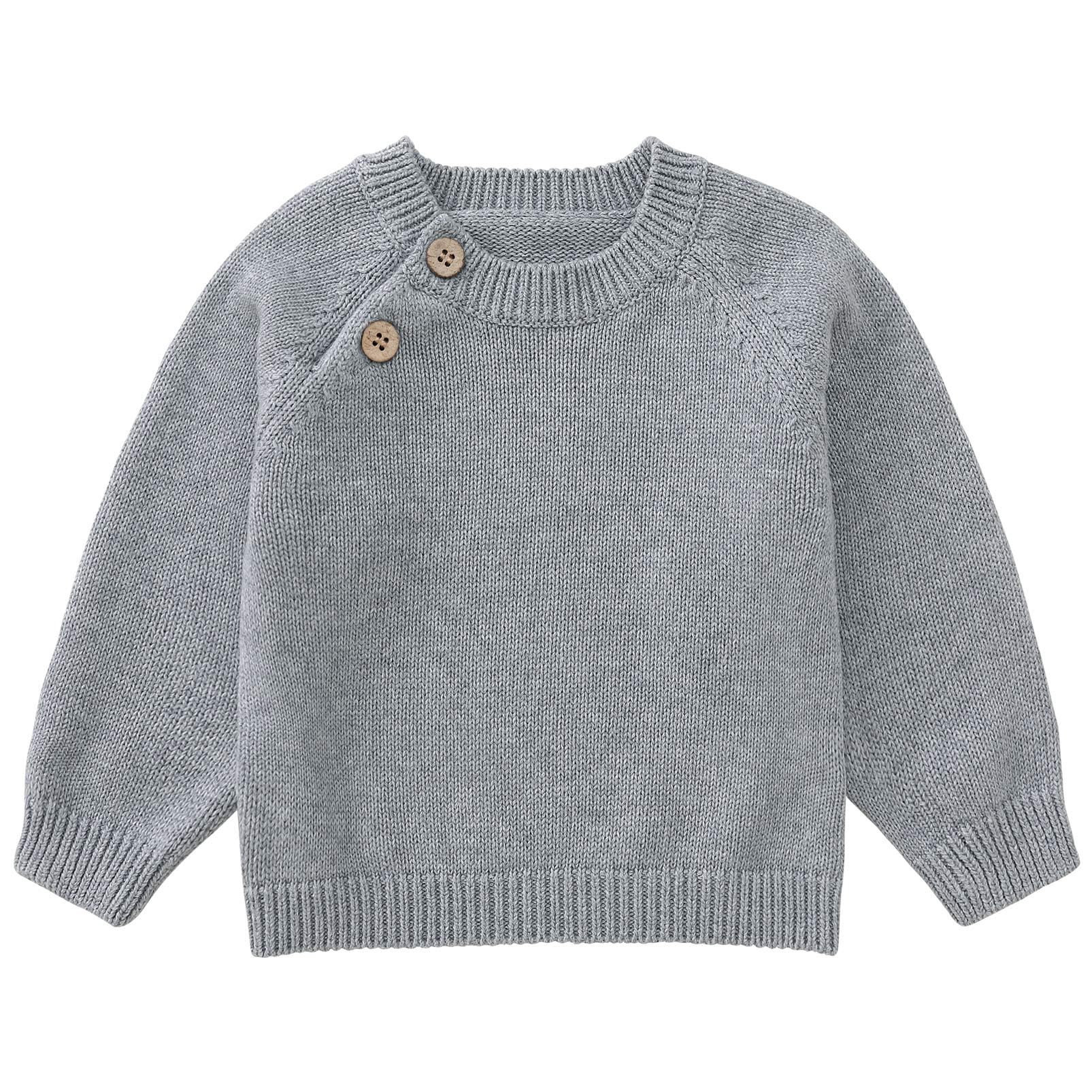 pureborn ベビー 幼児 男の子 女の子 プルオーバー セーター ニット 暖かい トップス コットン 3M-5T