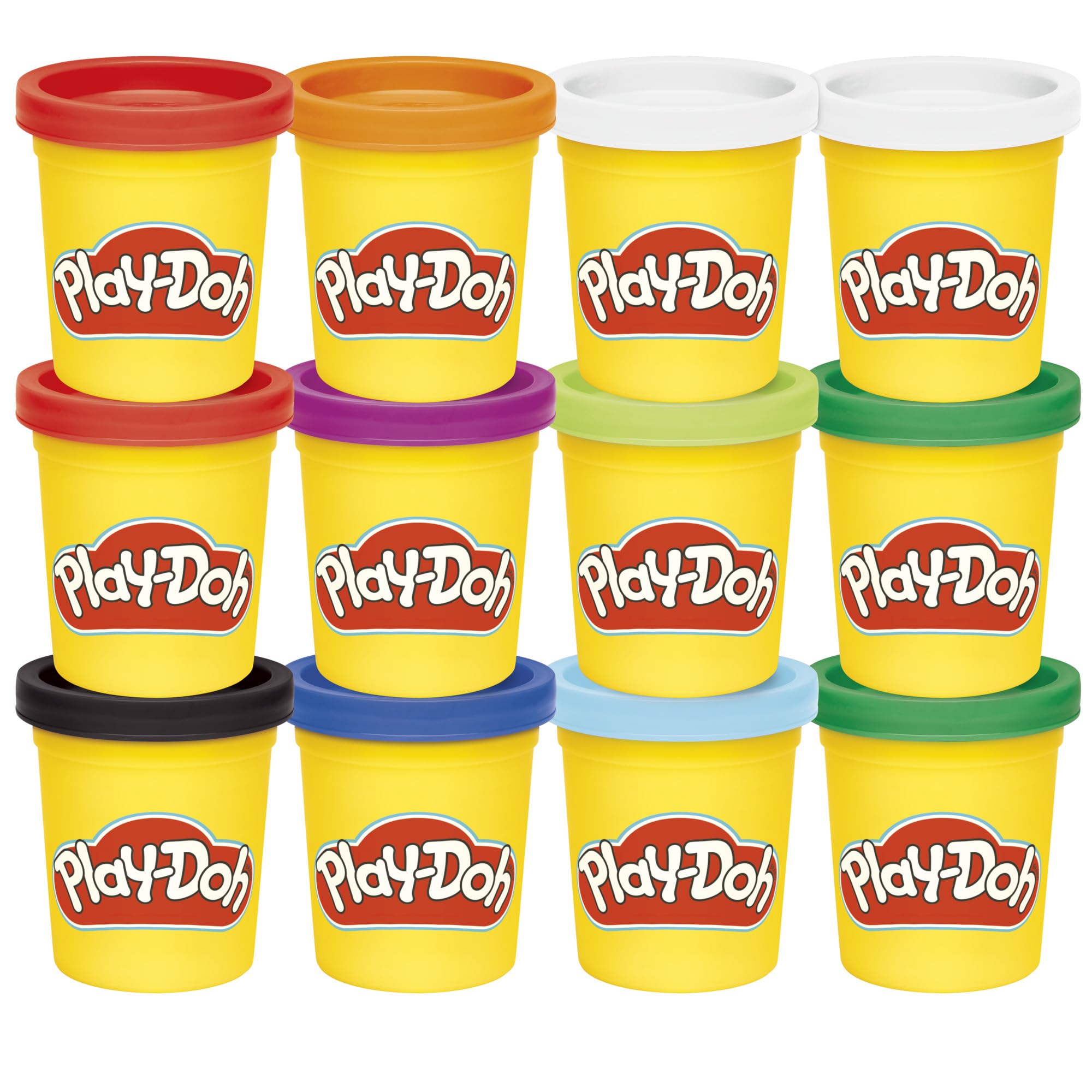 Play-Doh Jewel Colors Bulk 12-Pack of 4-Ounce Cans | Back to School, Prizes & Pa