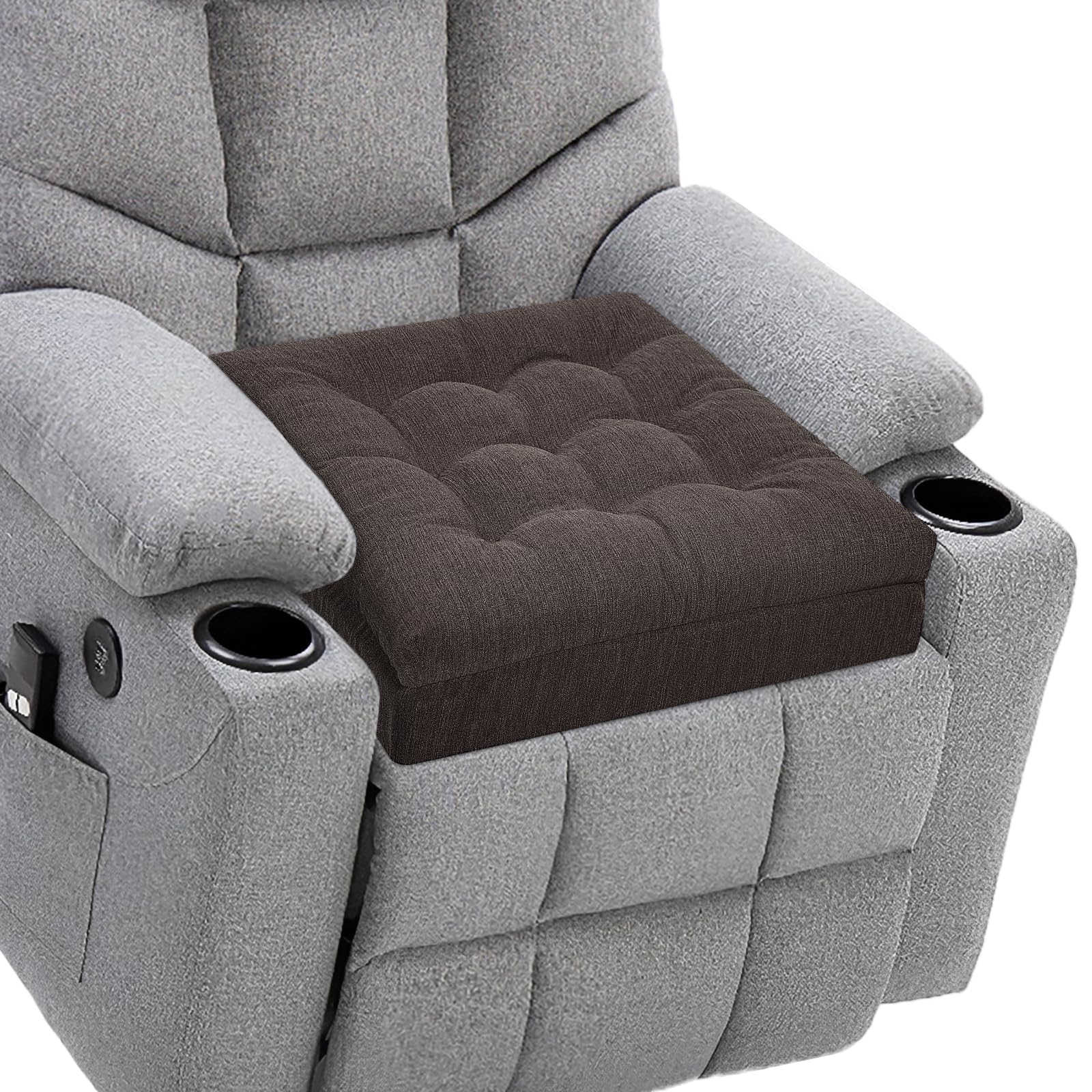 HAVARGO Recliner Cushions for Elderly, 20x20x5 Inch Thick Chair Cushion Patent D