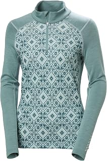 Helly Hansen LIFA Women's Merino Midweight Graphic Half Zip Thermal T-Shirt
