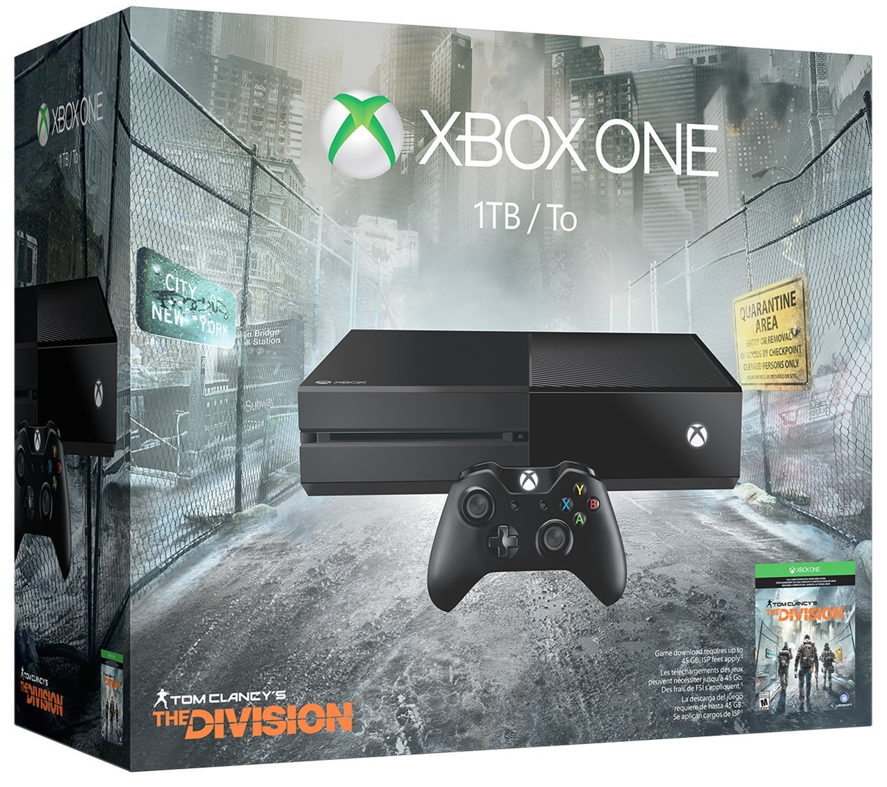Xbox One 1TB Console - Tom Clancy's The Division Bundle (Renewed)