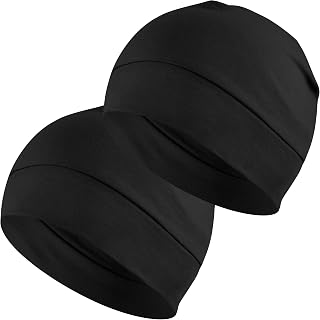 EINSKEY 100% Cotton Skull Caps for Men, Multipurpose Daily Wear Beanie Hat | Multipurpose Daily-Wear Moisture-Wicking Sleep Hat, Chemo Head Cover, Helmet Liner for Running & Cycling