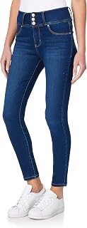 WallFlower Women's Sassy Skinny High-Rise Insta Soft Juniors Jeans (Standard and Plus) Jeans