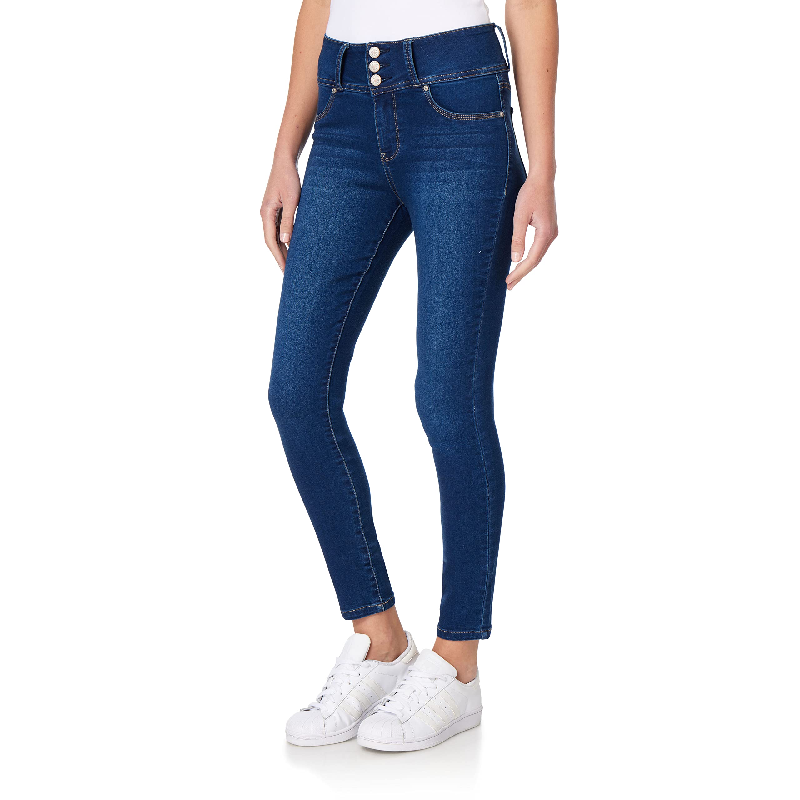 WallFlower Women's Sassy Skinny High-Rise Insta Soft Juniors Jeans (Standard and