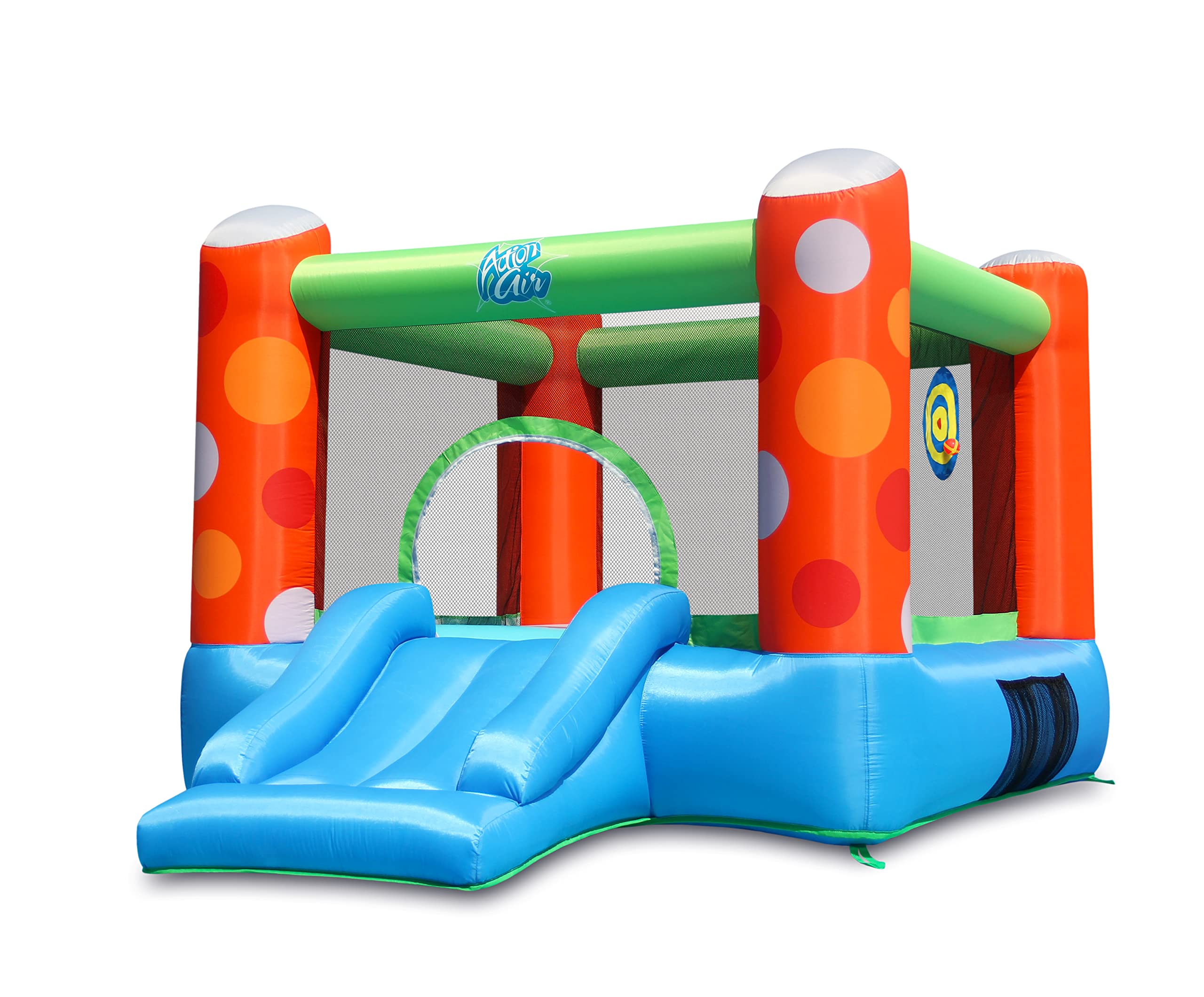 ACTION AIR Bounce House, Inflatable Bounce House with Air Blower, Bouncy Castle 