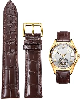 BINLUN Leather Strap Crocodile Engraved Straps Alligator Leather Embossed Genuine Leather Bracelet Man Woman Quick Release Needle Buckle Craft 18mm 19mm 20mm 21mm 22mm 24mm