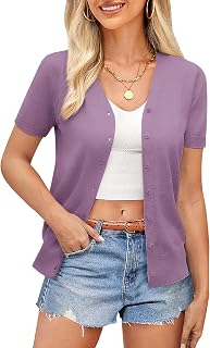 Grace Karin Women's Lightweight Long Sleeve Short Cardigan Summer Autumn Fashion Clothing Shrug