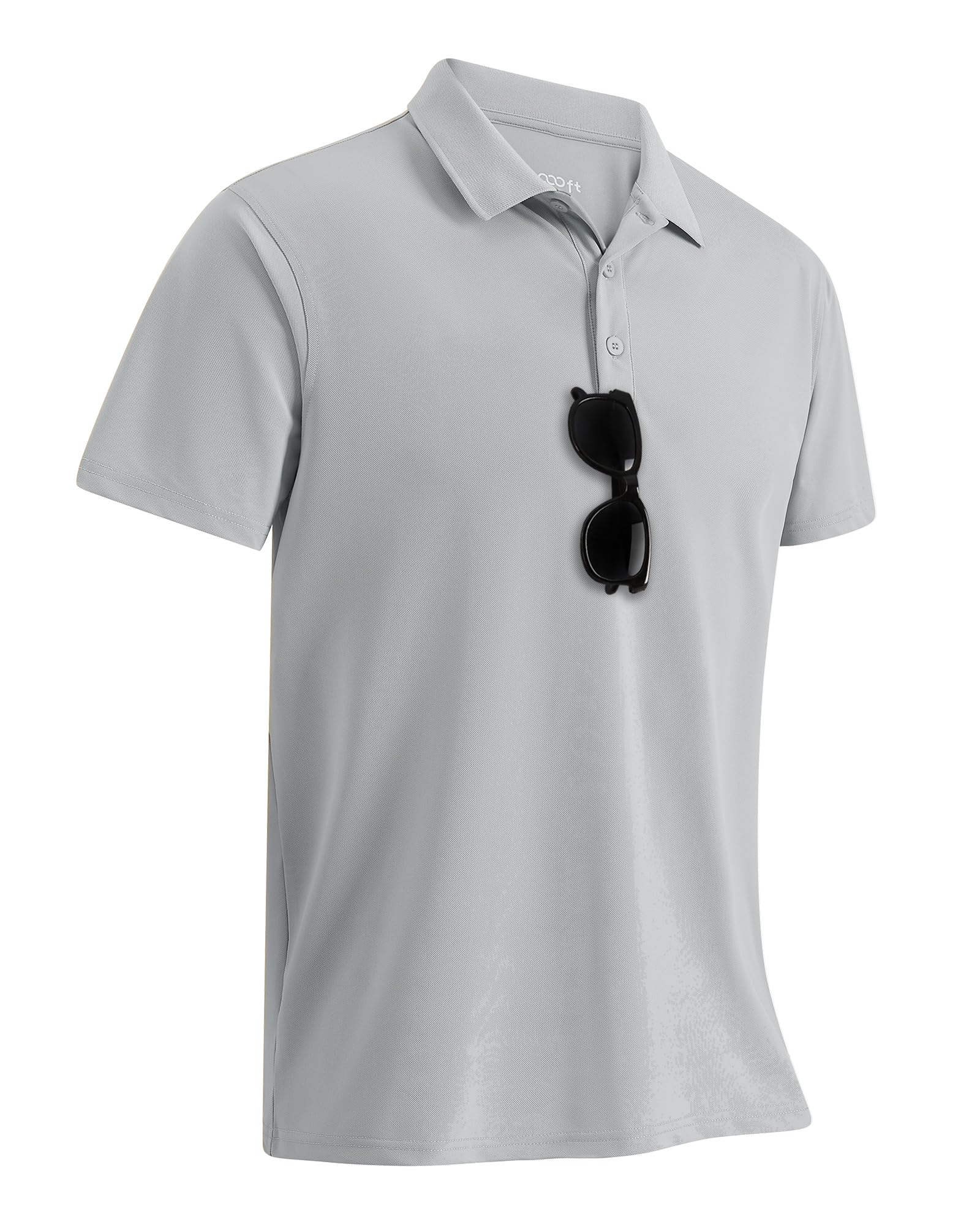 33,000ft mens short sleeve polo golf polo moisture wicking quick dry outdoor spo