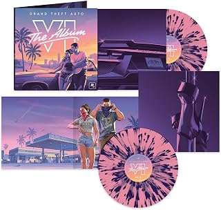 Grand Theft Auto VI: The Album (Pink & Violet Splatter Vinyl - Exclusive to Amazon.de) [Vinyl LP]