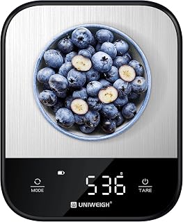 UNIWEIGH Food Scales for Kitchen Grams and Ounces 11lb