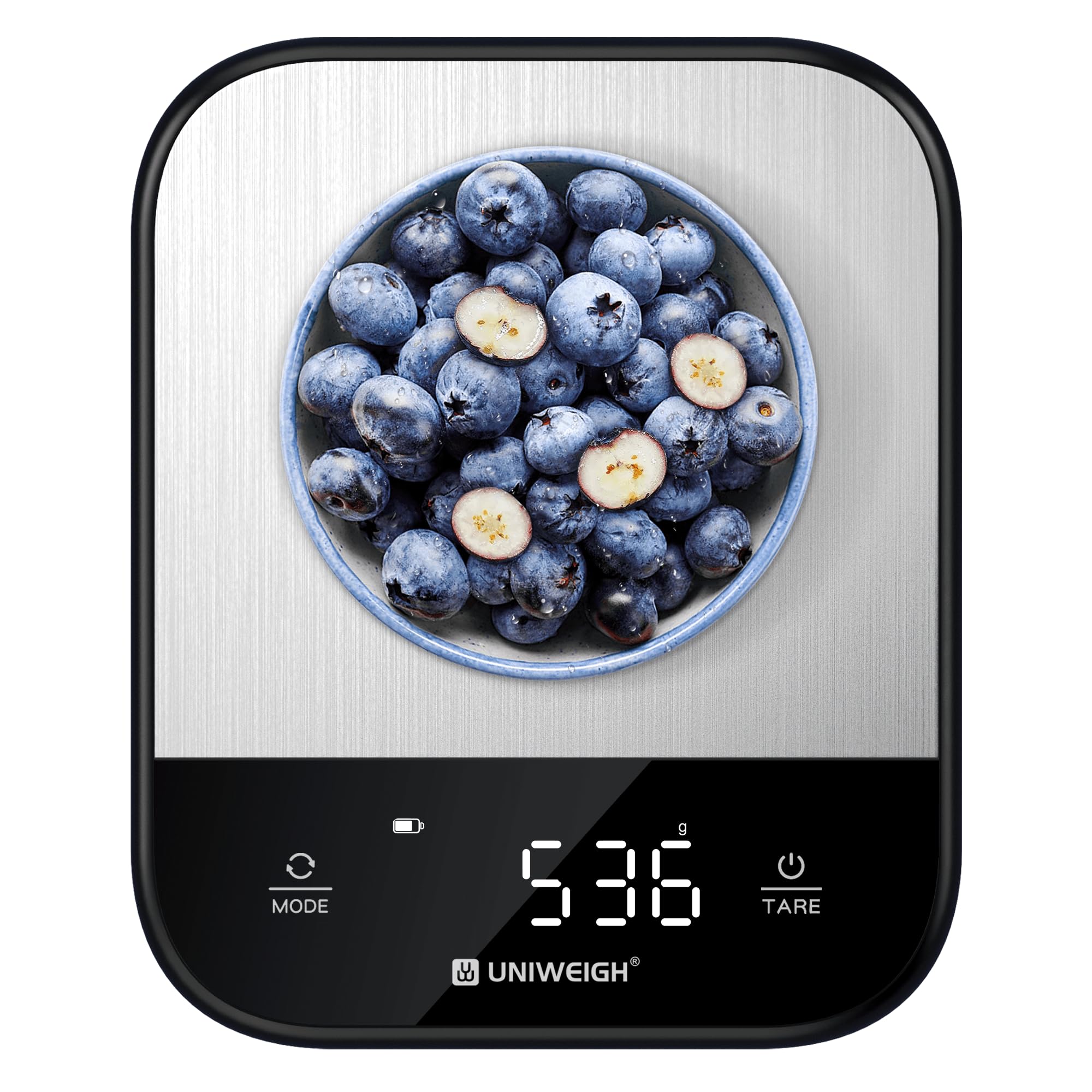 UNIWEIGH Food Scales for Kitchen Grams and Ounces 11lb