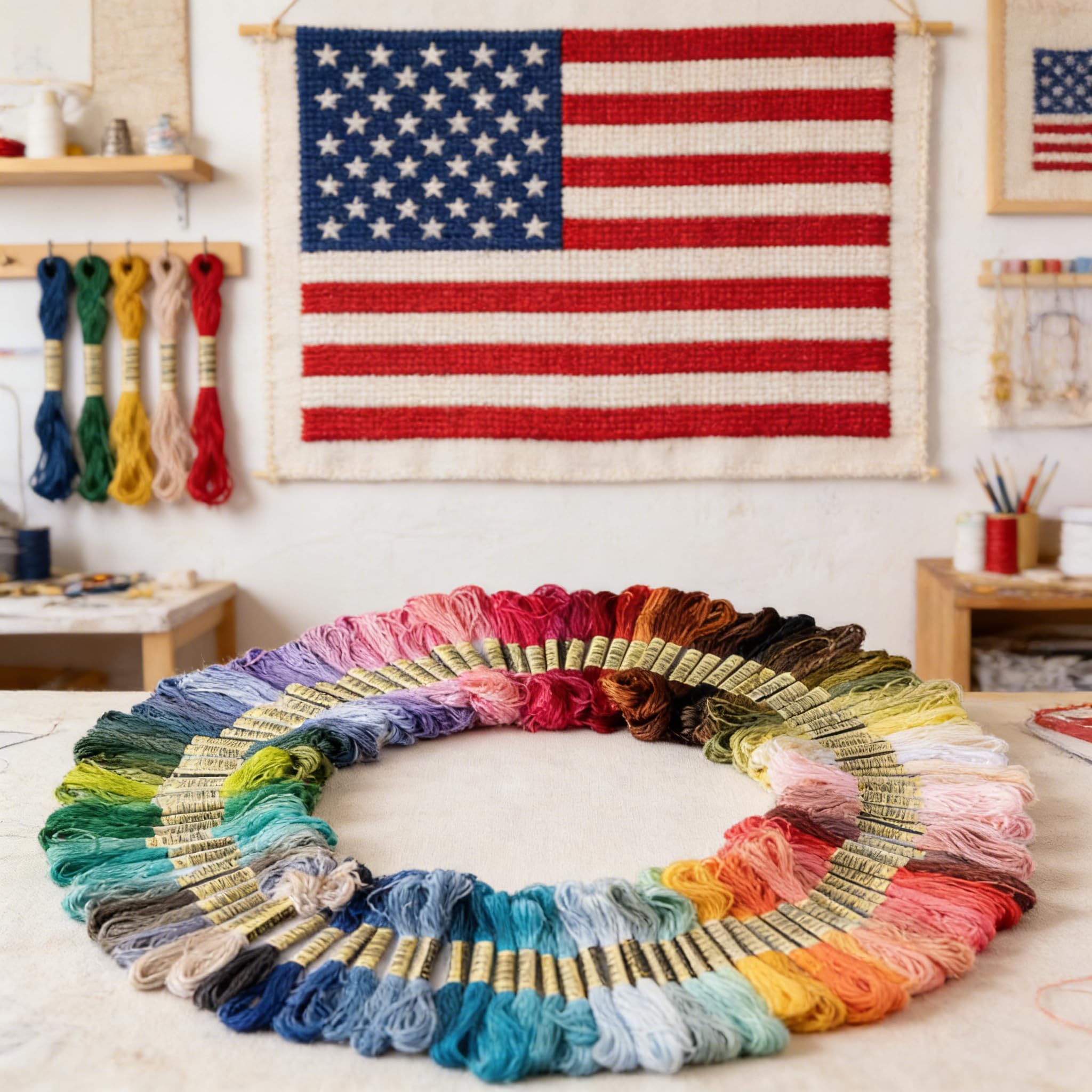 Embroidery Thread for Friendship Bracelets, Cotton Embroidery Thread for DIY Han