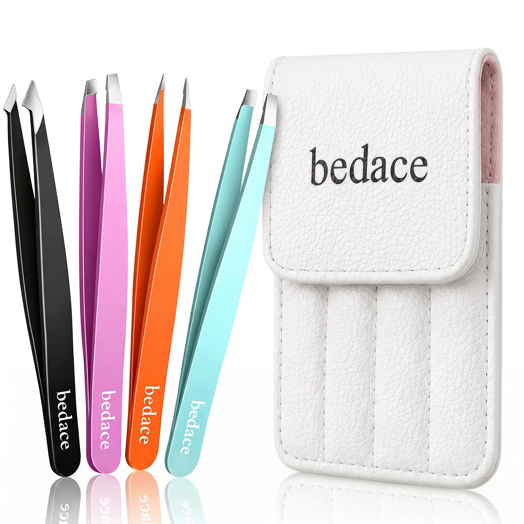 BEDACE Tweezers for Women and Men Facial Hair,Stocking Stuffers Christmas Gift T