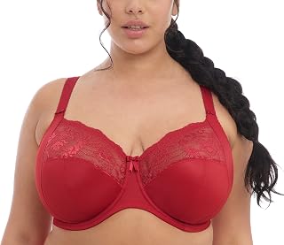 Elomi Morgan Women's Underwire Banded Bra with Stretch Lace Bra (Pack of 1)