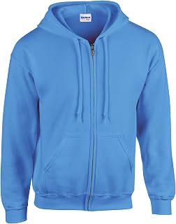 GILDAN Heavy Blend Unisex Adult Full Zip Hooded Sweatshirt Top