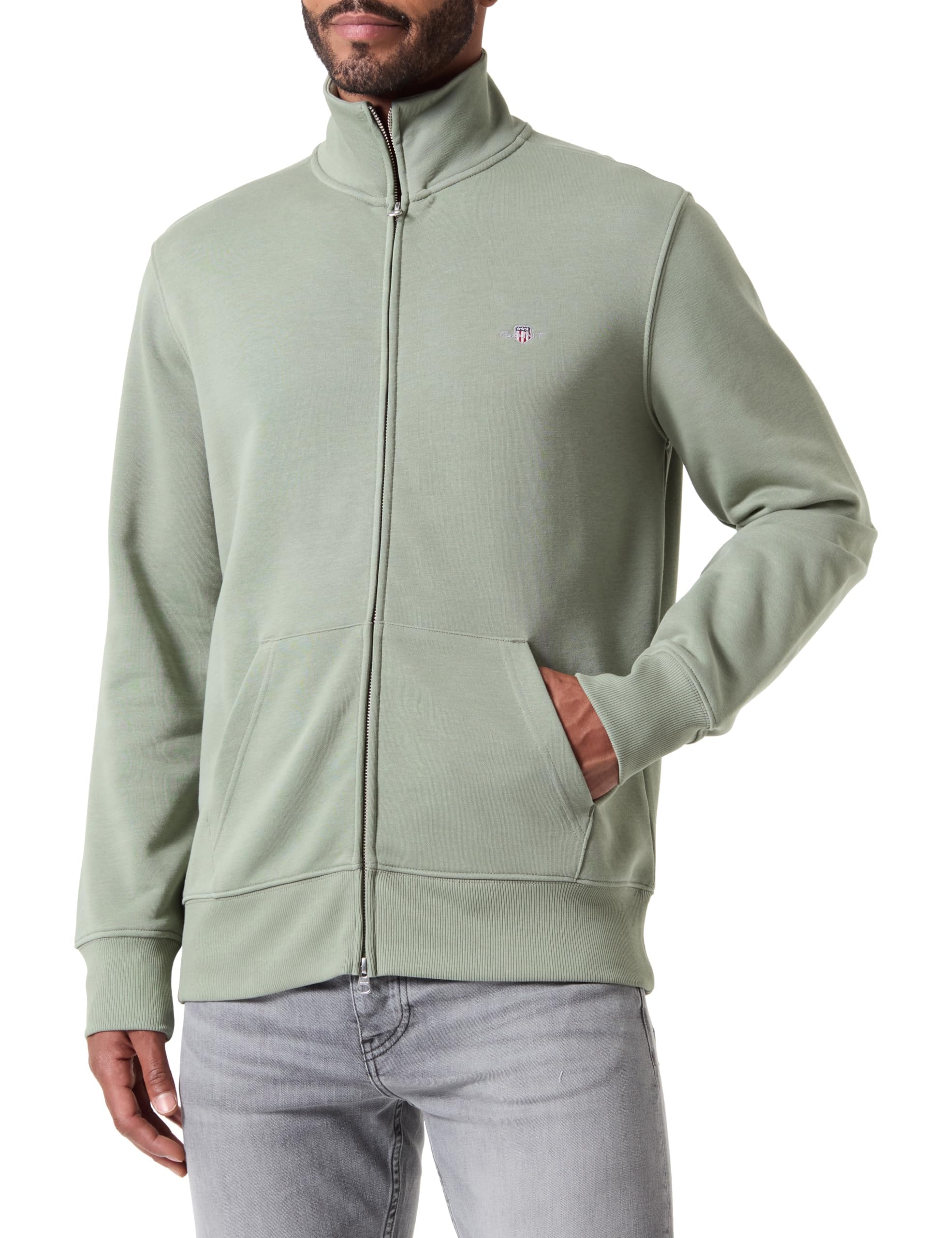 GANT Reg Shield Men's Full Zip Sweater Cardigan (Pack of 1)