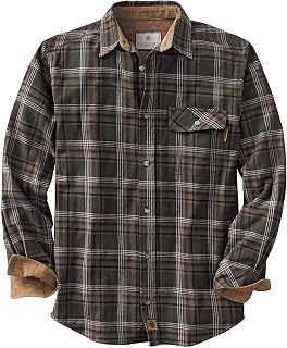 Legendary Whitetails Men's Buck Camp Flannel Shirt Button Down Shirt (Pack of 1)