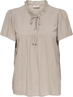 JDY Lima Life S/S Top Wvn Noos Women's Shirt