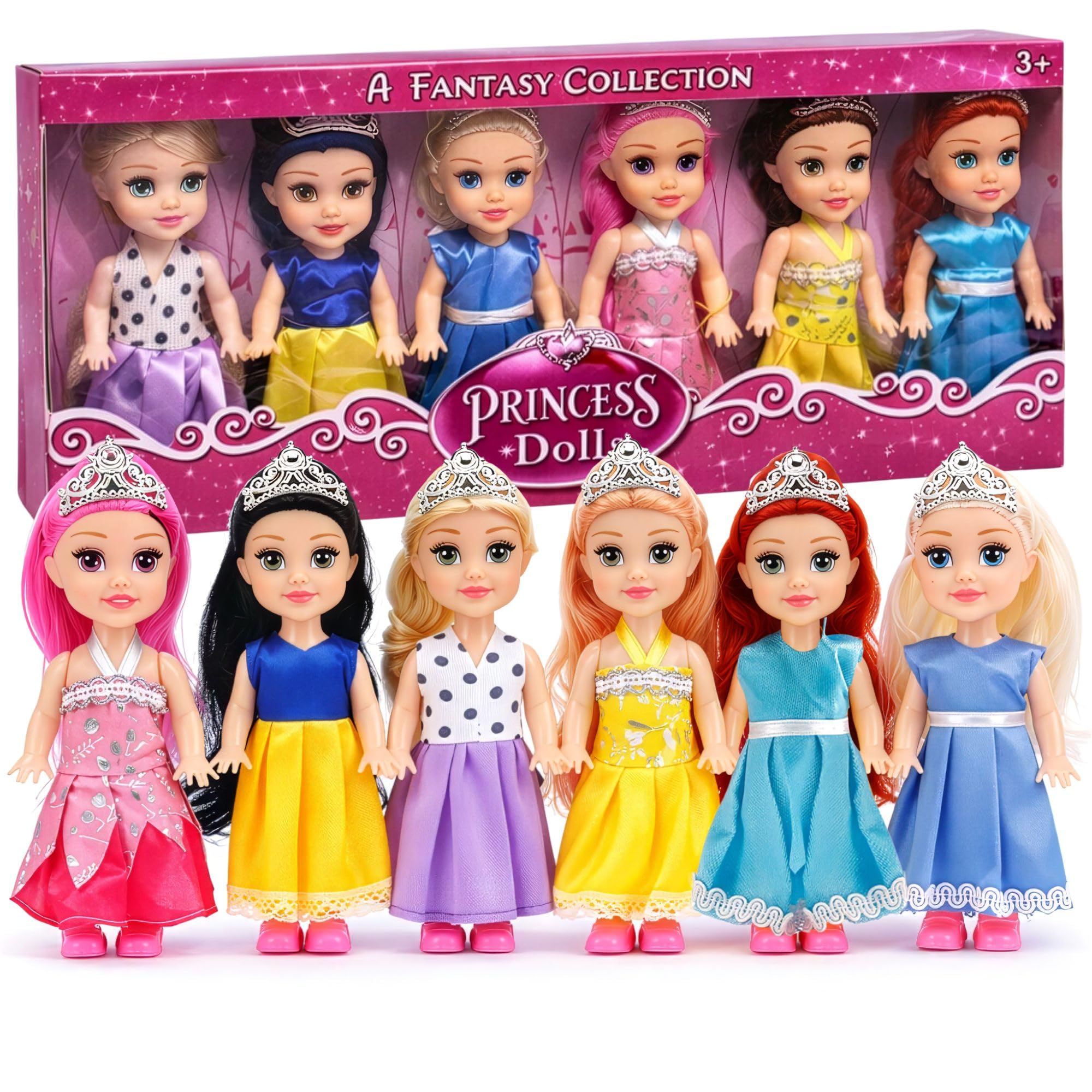 Liberty Imports Little Royal Princess Toddler Dolls with Dresses, Girls Imaginat