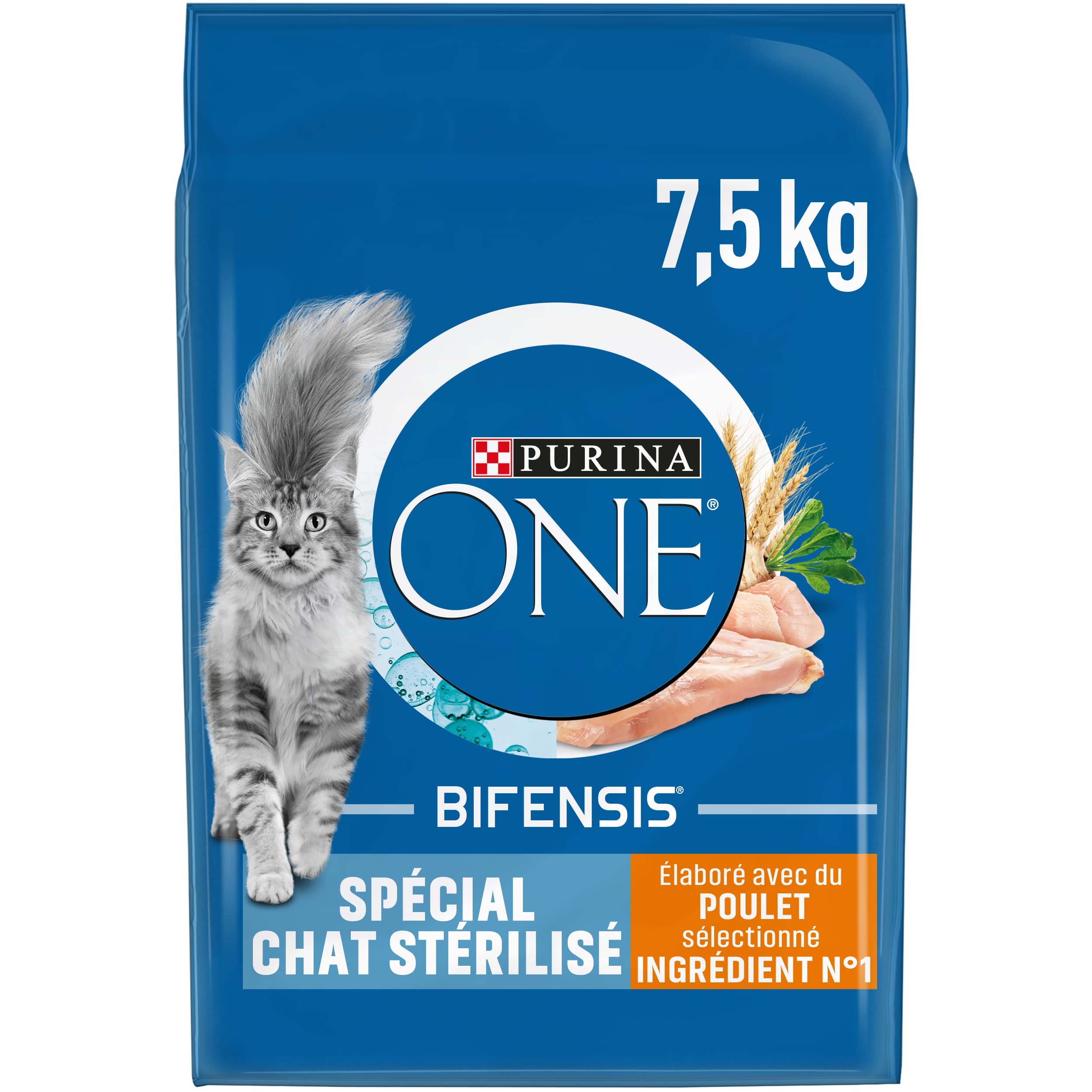 PURINA ONE - Bifensis Sterilized Adult Cat Food - 7.5 kg Bag | Adult Cat Food Ch