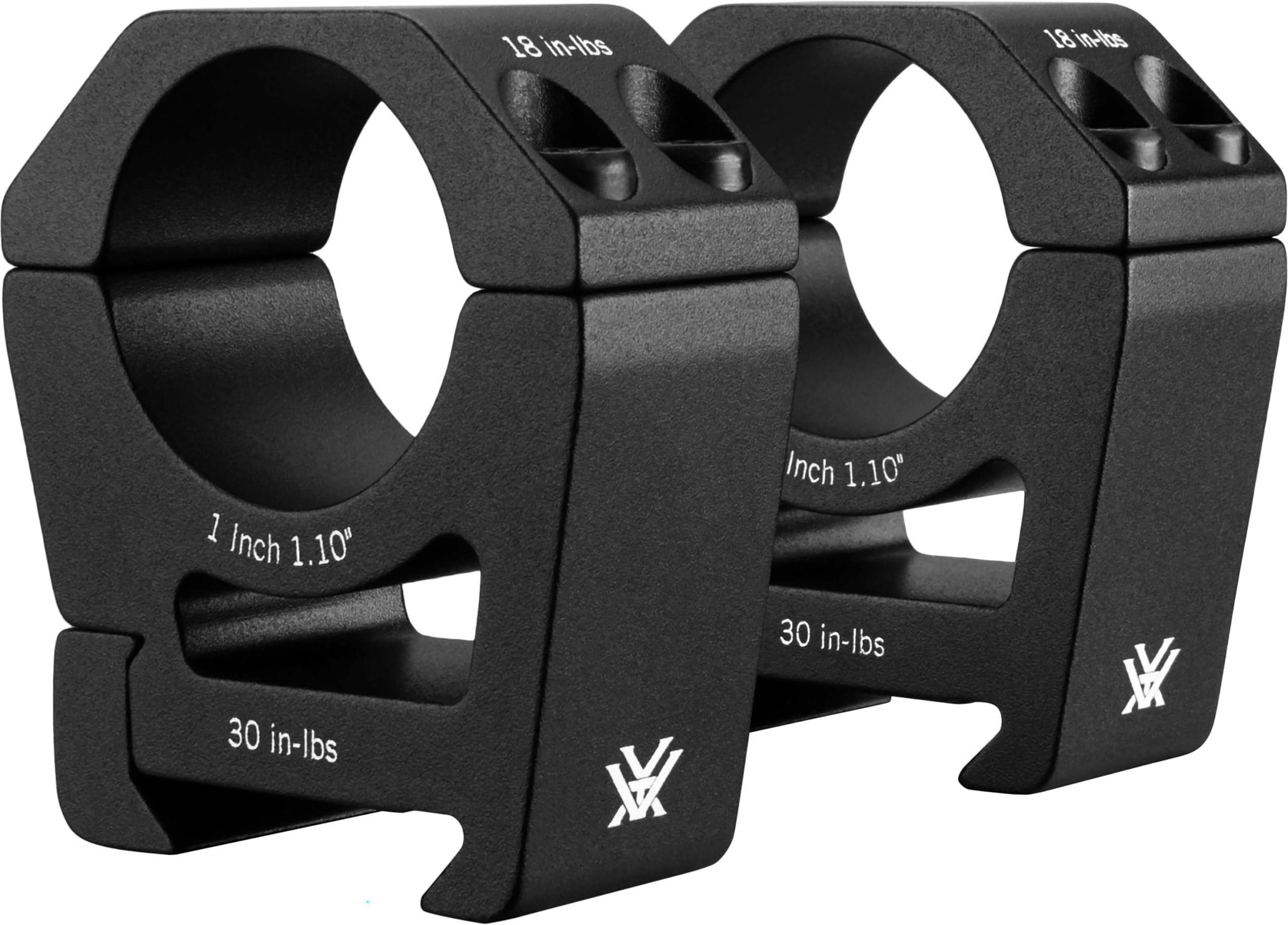 Vortex Sport Riflescope Rings | Picatinny & Weaver Compatible, Laser Engraved To