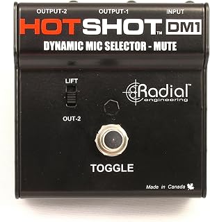 Radial Engineering HotShot DM1 Microphone Signal Muting Footswitch