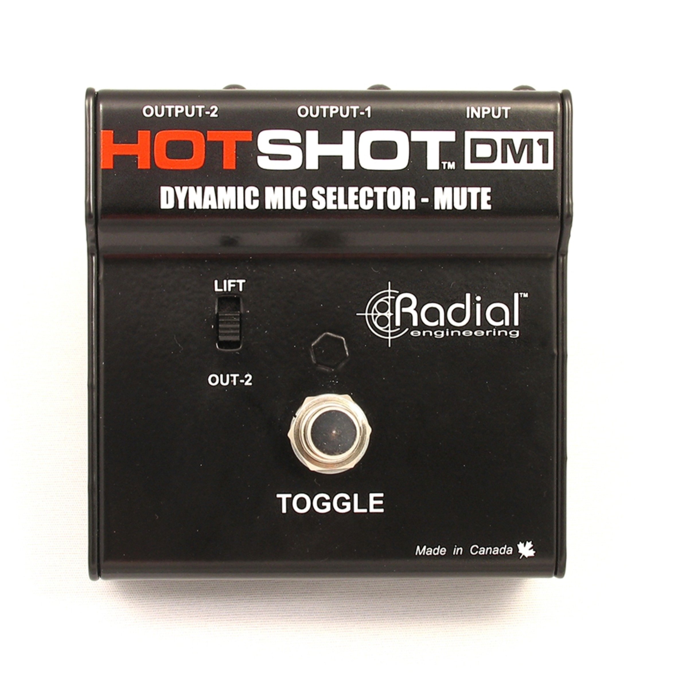 Radial Engineering HotShot DM1 Microphone Signal Muting Footswitch