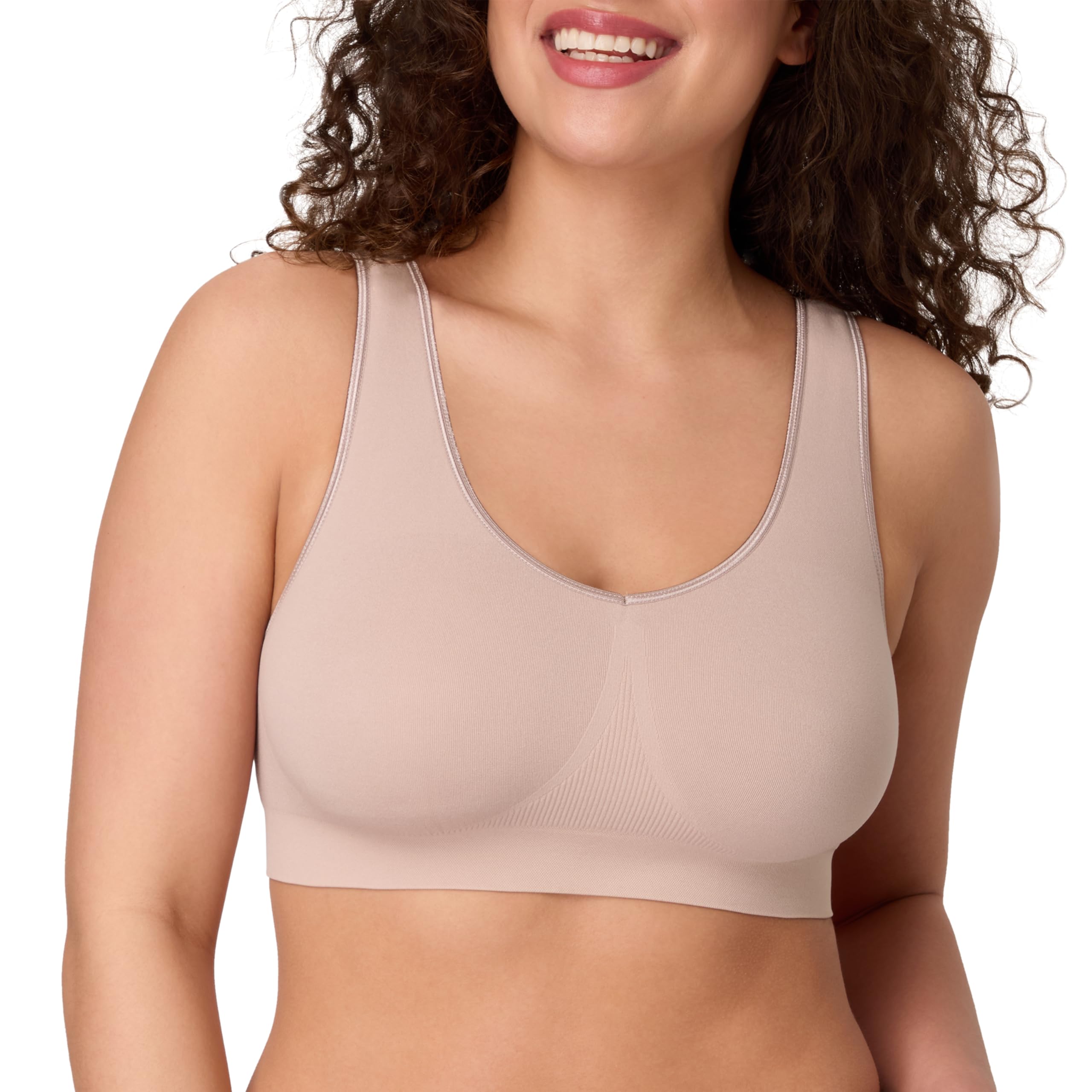 Bali Wireless Bra, One Smooth U Seamless No-Bulge Smoothing Bra, Women's Pullove