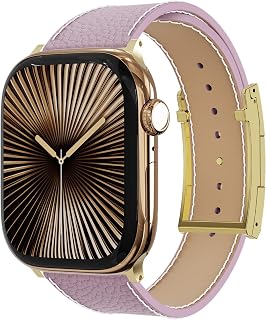 Magnetisches Lederarmband kompatibel mit Apple Watch Ultra Strap