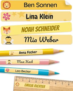 melu kids® Children's Name Stickers for School & Nursery (Pack of 150