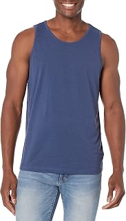 Amazon Essentials Men's Regular-Fit Sleeveless Tank Top, 100% Cotton