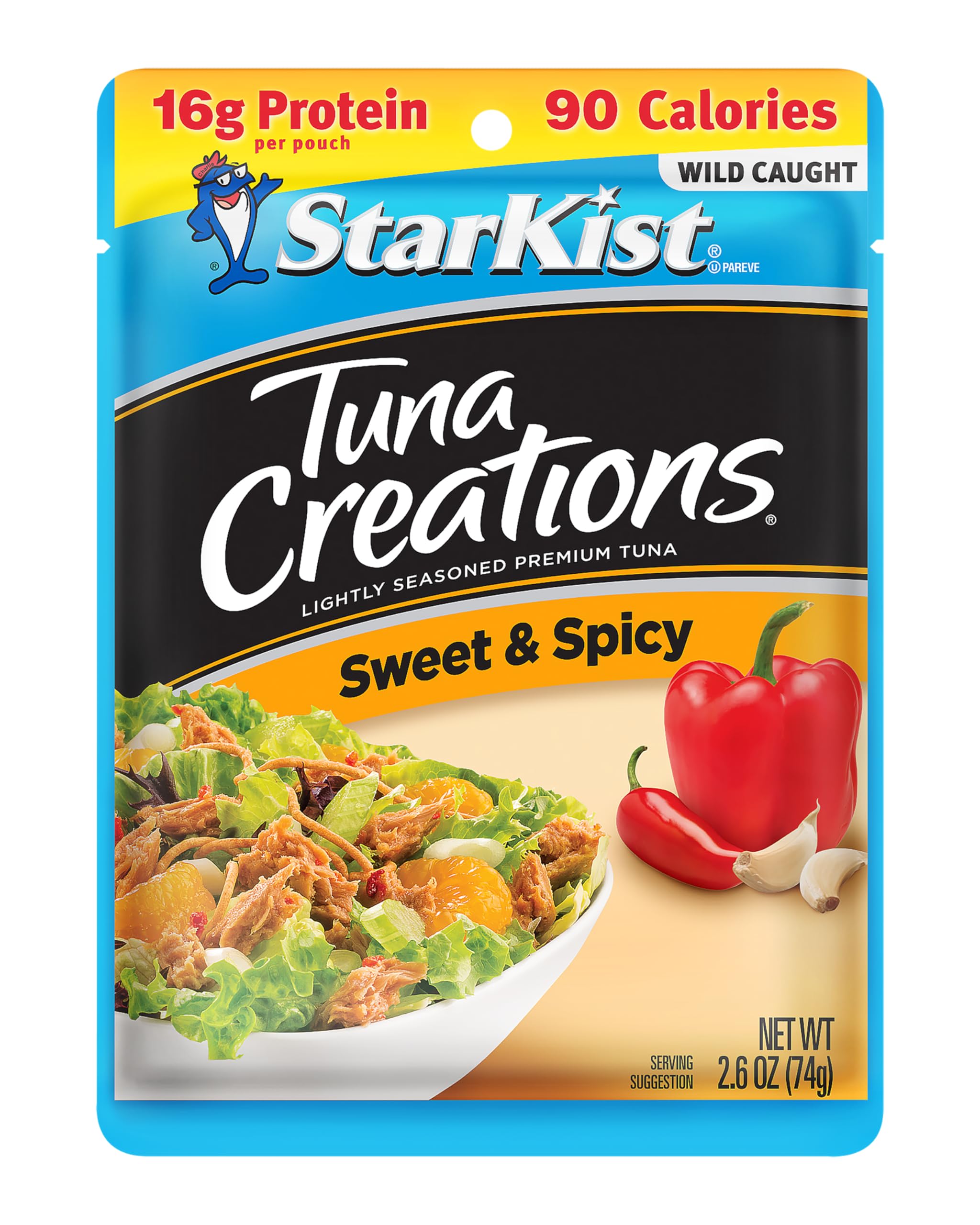 StarKist Tuna Creations Sweet and Spicy, 2.6oz Pouch, 1-Pack | 16g Protein Per S