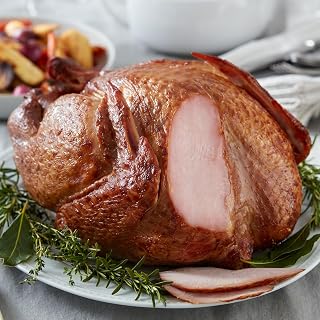 Premium Hickory-Smoked Whole Turkey, 9 - 11 pounds - Hormone-Free & Fully Cooked, Perfect for Thanksgiving, Christmas, and Any Special Occasion, and Cooking Instructions from Kansas City Steak Company