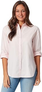 Gloria Vanderbilt Monogram Shirt Amanda Women's Button-Down Shirt (Pack of 1)