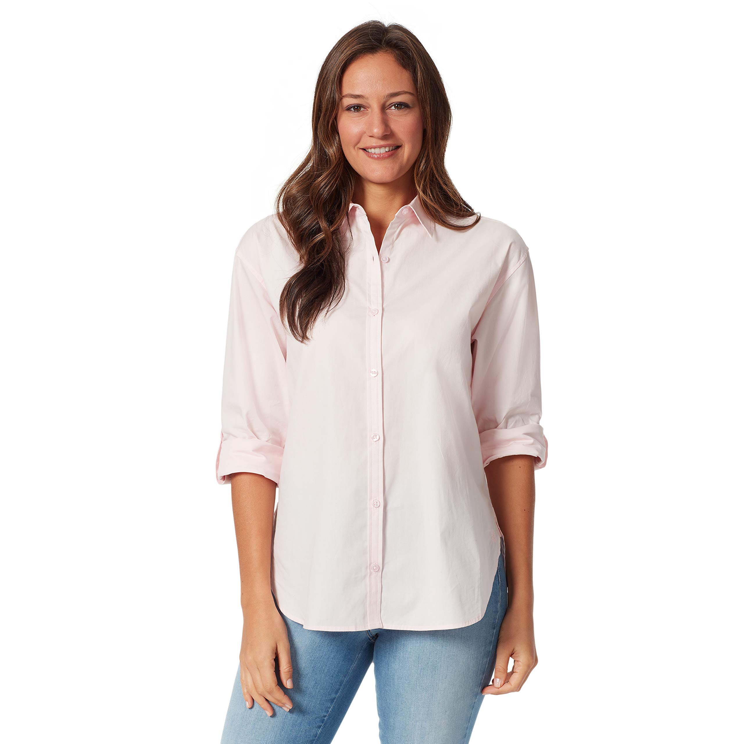 Gloria Vanderbilt Monogram Shirt Amanda Women's Button-Down Shirt (Pack of 1)