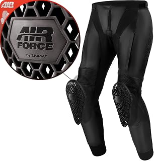 SHIMA Bandit 2.0 Motorbike Jackets Trousers for Men AirForce Back Protector Armour Riding Leather Suit