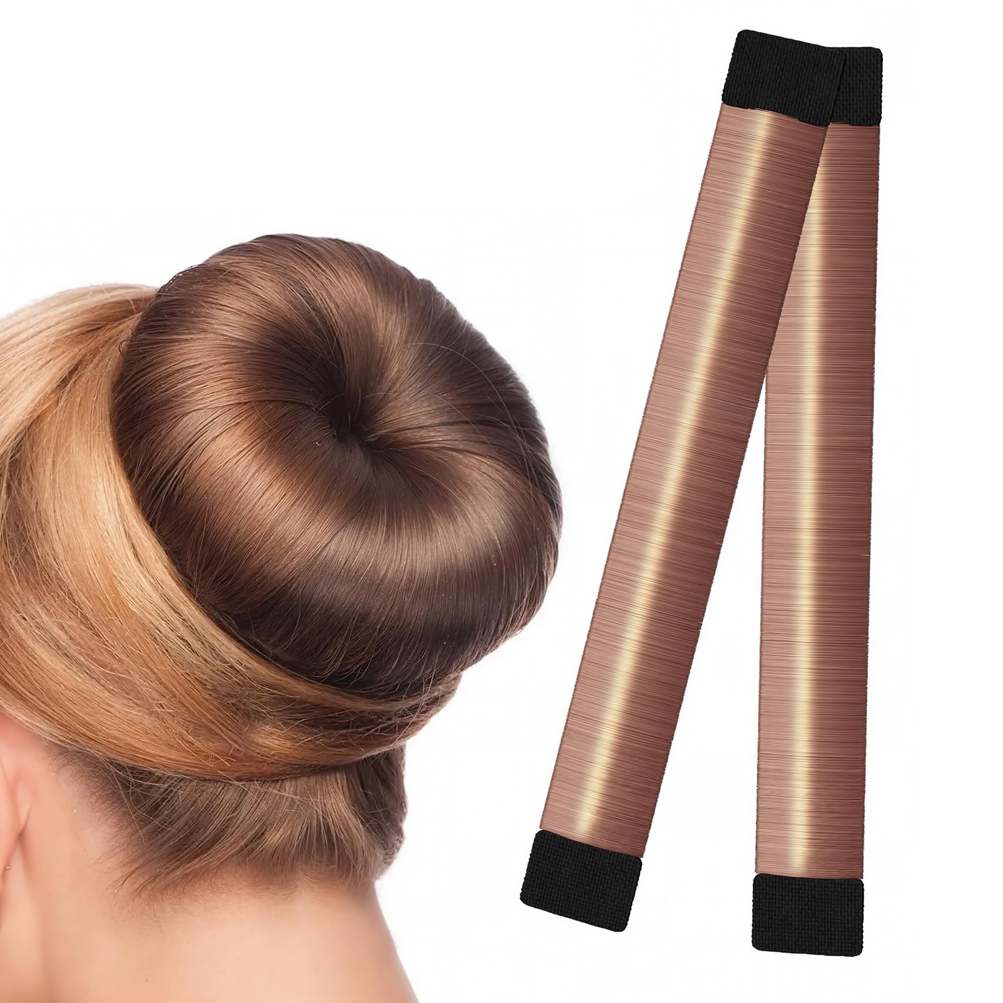 Magic Hairstyle Donut Bun Maker Foam French Twist Hairstyle DIY Tools (Pack of 4